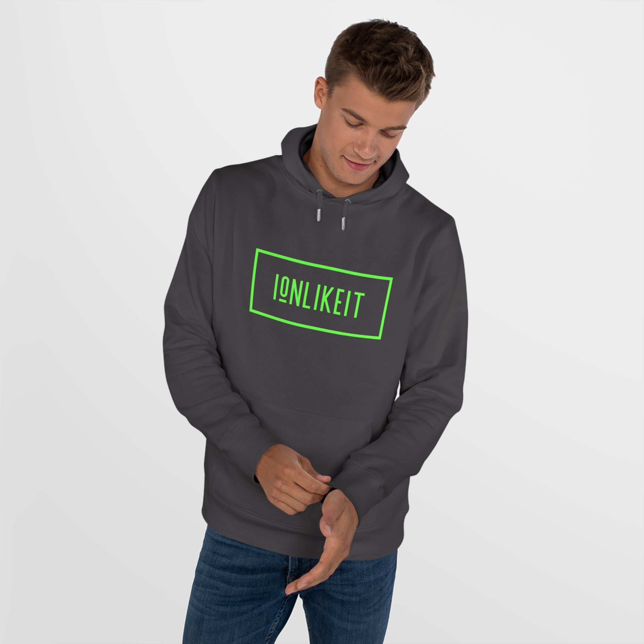 King Hooded Ionlikeit Logo Sweatshirt (NEON)