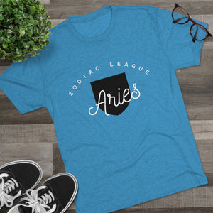 Zodiac League - Unisex Tri-Blend Crew Tee - Aries