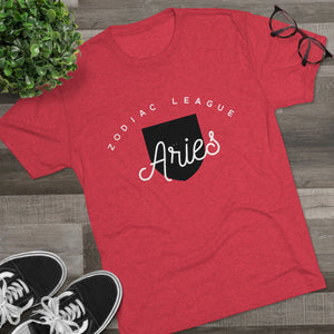 Zodiac League - Unisex Tri-Blend Crew Tee - Aries