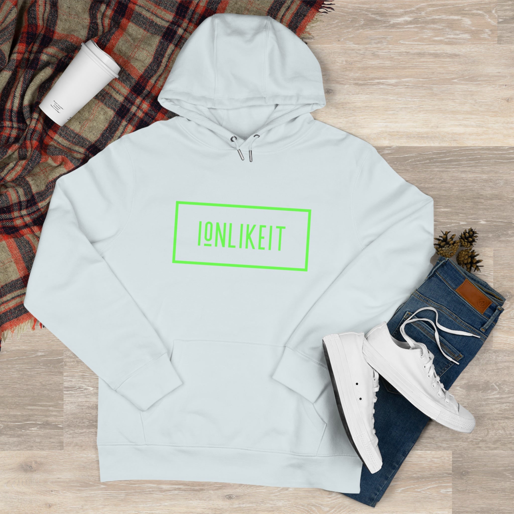 King Hooded Ionlikeit Logo Sweatshirt (NEON)