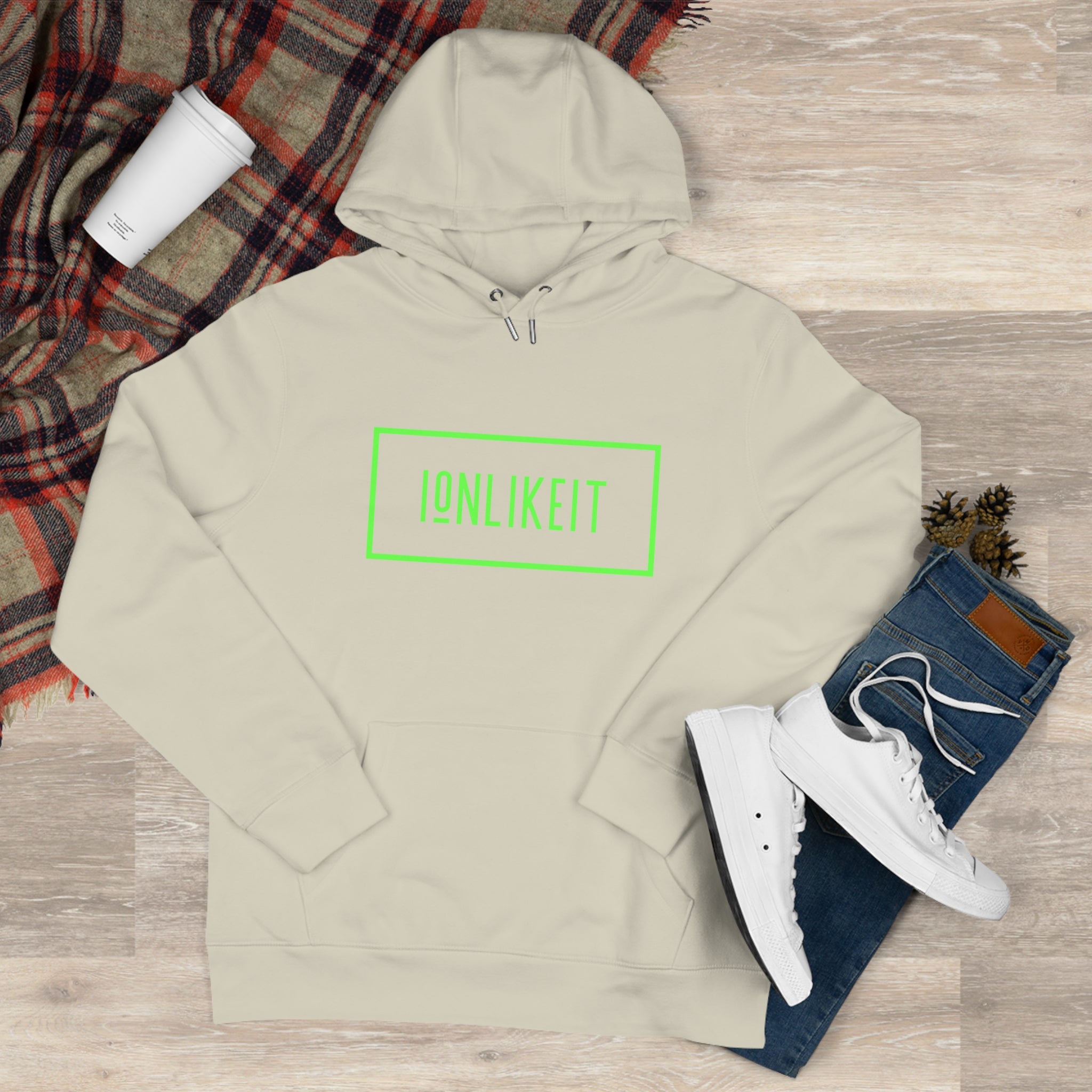 King Hooded Ionlikeit Logo Sweatshirt (NEON)