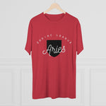 Load image into Gallery viewer, Zodiac League - Unisex Tri-Blend Crew Tee - Aries

